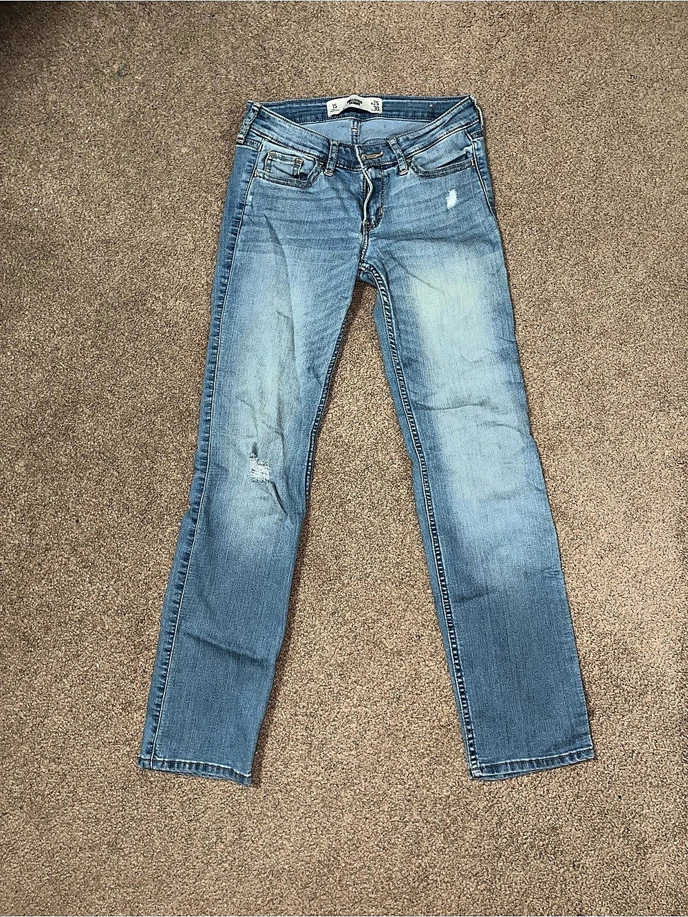 Hollister Super Skinny Jeans Blue Waist 25 Inseam 30